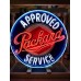 New Packard Double-Sided Porcelain Neon Sign w/Aged Steel Can 48" Diameter